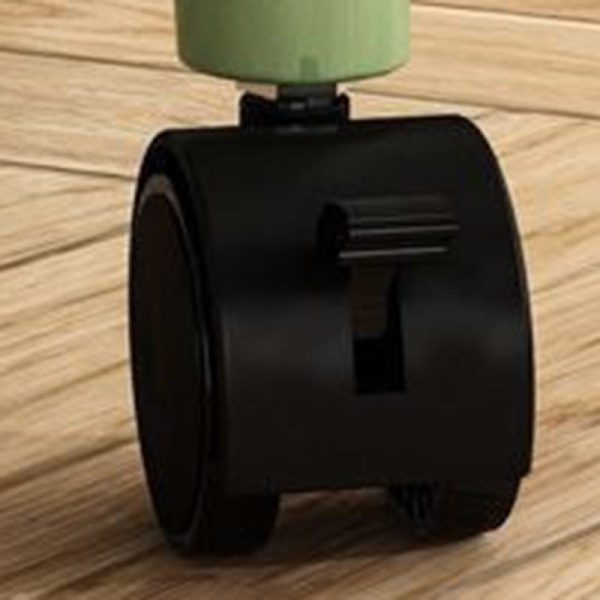 Modern Minimalist Clover Round Cylinder Density Board Metal Side Table 2-Tier For Living Room - Image 9