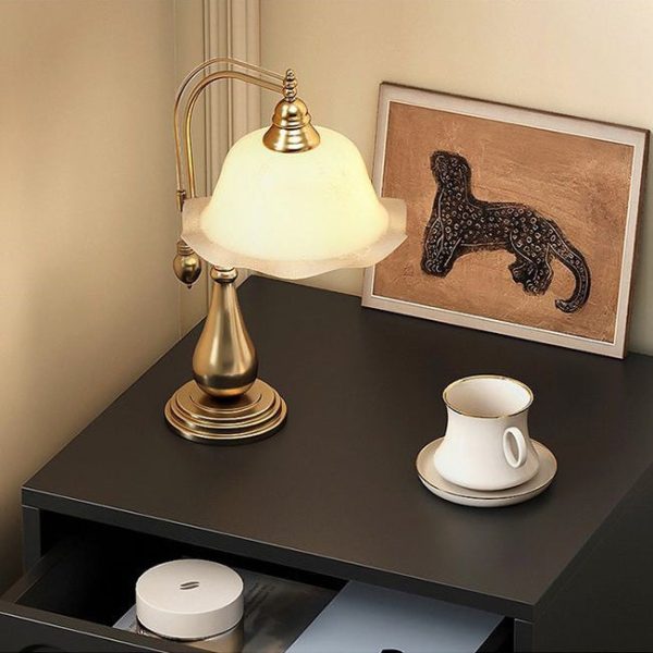 Modern Transitional Medium Density Fiberboard Cube Wood Carving Nightstand 2-Drawer For Bedroom - Image 4