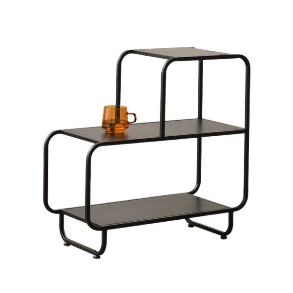 Contemporary Nordic Rectangular Iron Side Table 3-Tier Storage Shelves For Living Room - Image 13
