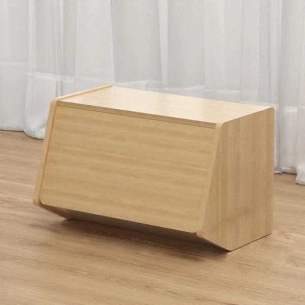 Contemporary Nordic Solid Wood Modular Cube Storage Cabinet Books Toys & Snacks Multi-Layer Organizer With Doors For Bedroom & Living Room - Image 16