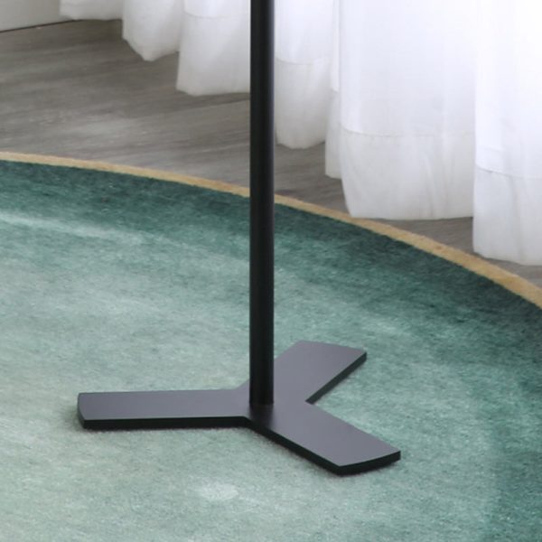 Contemporary Scandinavian Round Triangle Iron Side Table For Living Room - Image 4