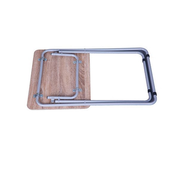 Modern Minimalist Foldable Rectangular Density Plate Steel Side Table For Living Room - Image 8