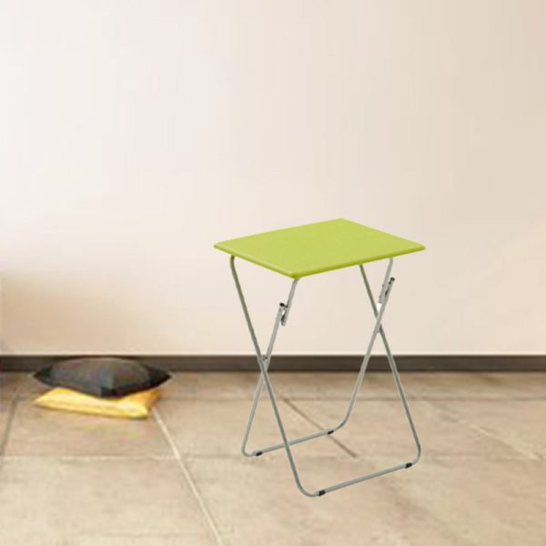 Modern Minimalist Foldable Rectangular Density Plate Steel Side Table For Living Room - Image 17