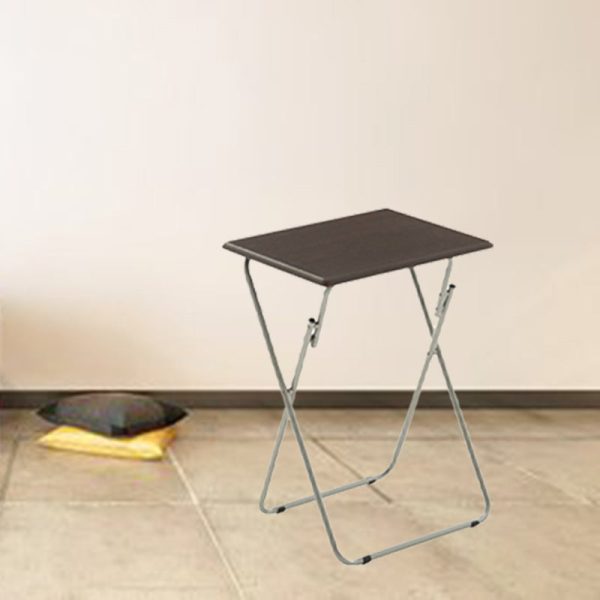 Modern Minimalist Foldable Rectangular Density Plate Steel Side Table For Living Room - Image 21
