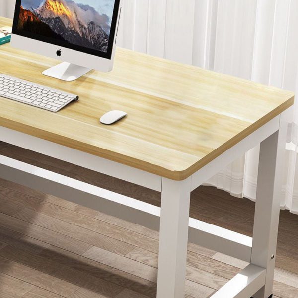 Modern Minimalist Rectangular Grain Plate Steel Desk For Home Office - Image 12