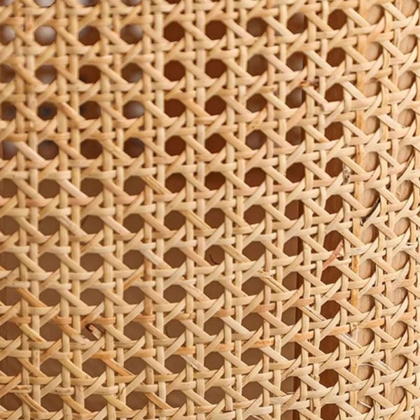 Traditional Japanese Round Cylinder Wood Rattan Side Table 1-Storage For Living Room - Image 7