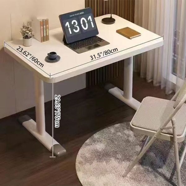 Modern Minimalist Rectangular Carbon Steel Plank Desks For Home Office - Image 4