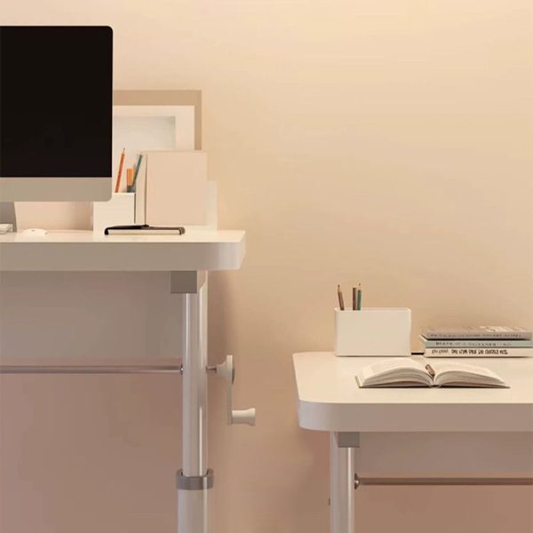 Modern Minimalist Rectangular Carbon Steel Plank Desks For Home Office - Image 7