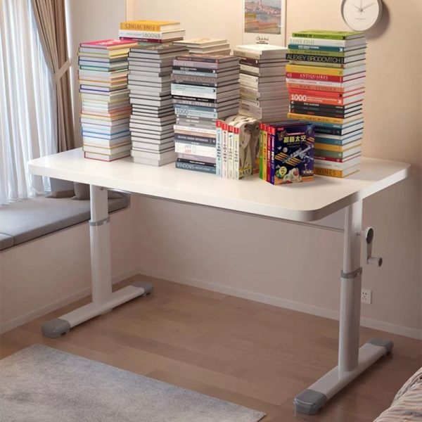 Modern Minimalist Rectangular Carbon Steel Plank Desks For Home Office - Image 9