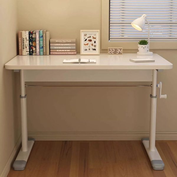 Modern Minimalist Rectangular Carbon Steel Plank Desks For Home Office - Image 3