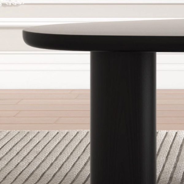 Modern Mid-Century Alien Oval Pine Coffee Table For Living Room - Image 8