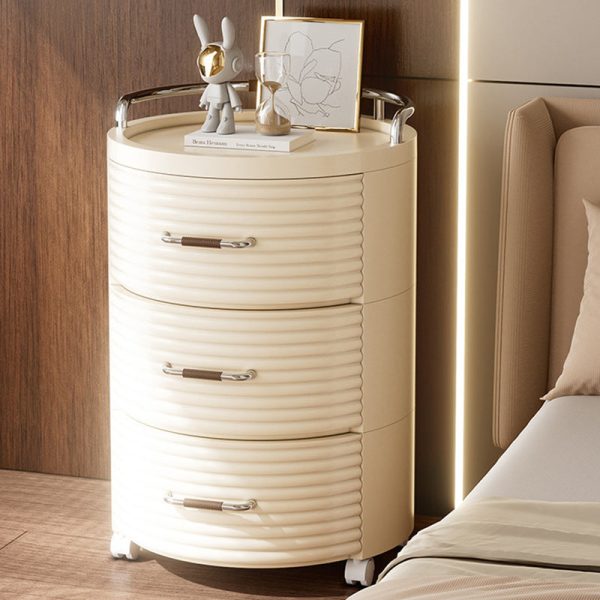 Contemporary Scandinavian Removable Round Cylinder PP ABS PET 1/2/3/4 Drawer For Living Room - Image 2