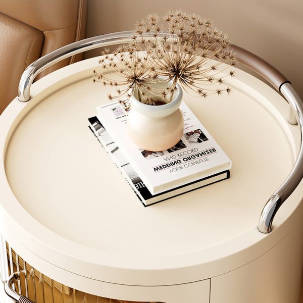 Contemporary Scandinavian Removable Round Cylinder PP ABS PET 1/2/3/4 Drawer For Living Room - Image 8