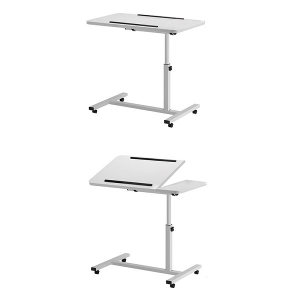 Modern Minimalist Rectangle Density Plate Stainless Steel Desk For Home Office - Image 18