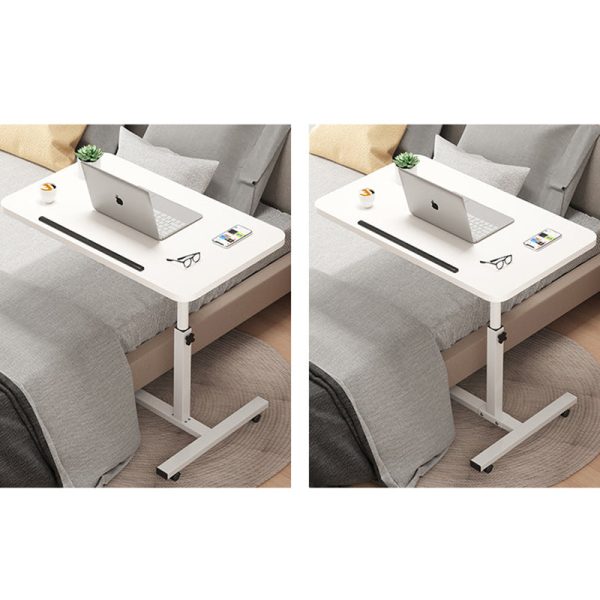 Modern Minimalist Rectangle Density Plate Stainless Steel Desk For Home Office - Image 8