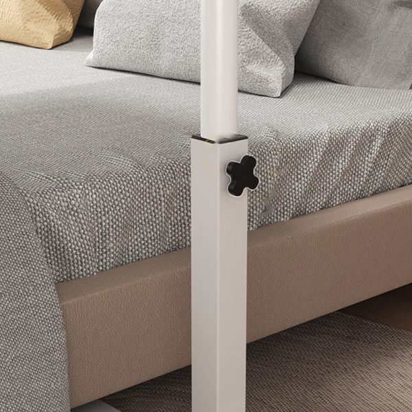 Modern Minimalist Rectangle Density Plate Stainless Steel Desk For Home Office - Image 6