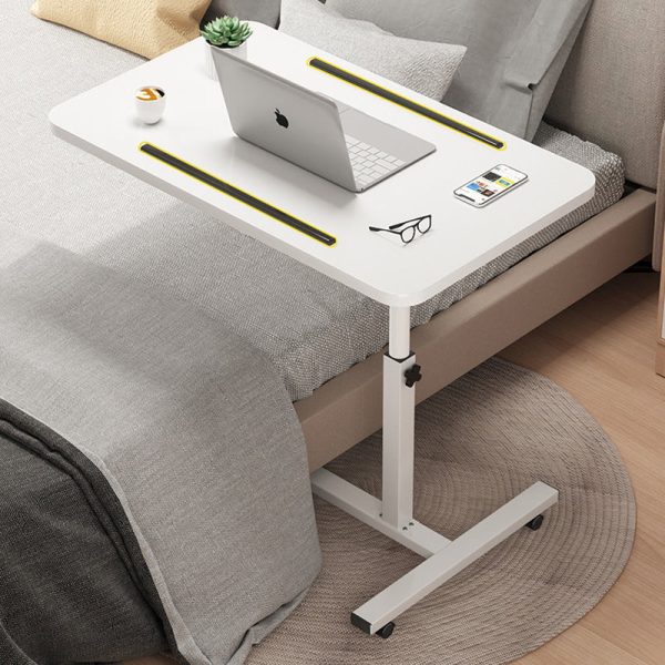 Modern Minimalist Rectangle Density Plate Stainless Steel Desk For Home Office - Image 11