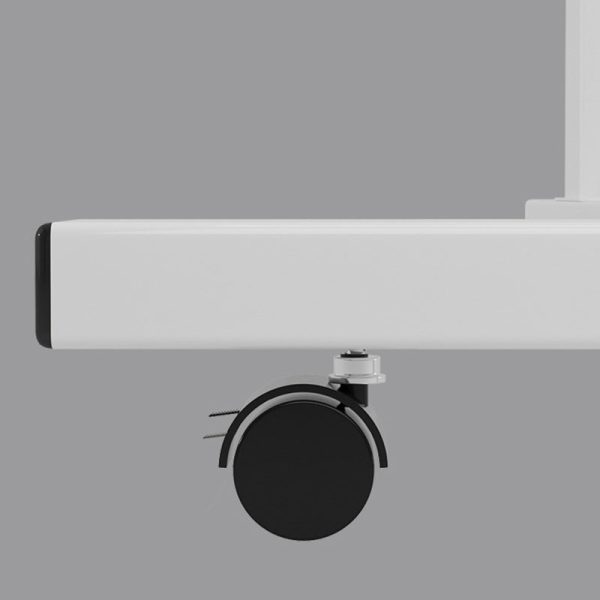 Modern Minimalist Rectangle Density Plate Stainless Steel Desk For Home Office - Image 5
