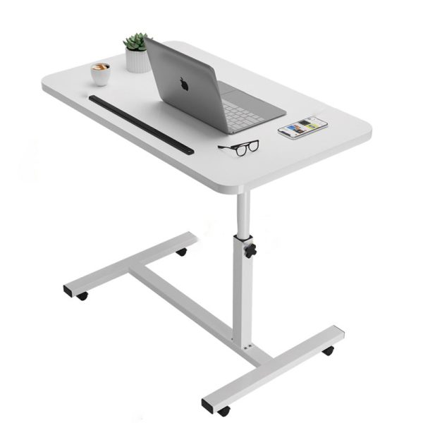 Modern Minimalist Rectangle Density Plate Stainless Steel Desk For Home Office - Image 17