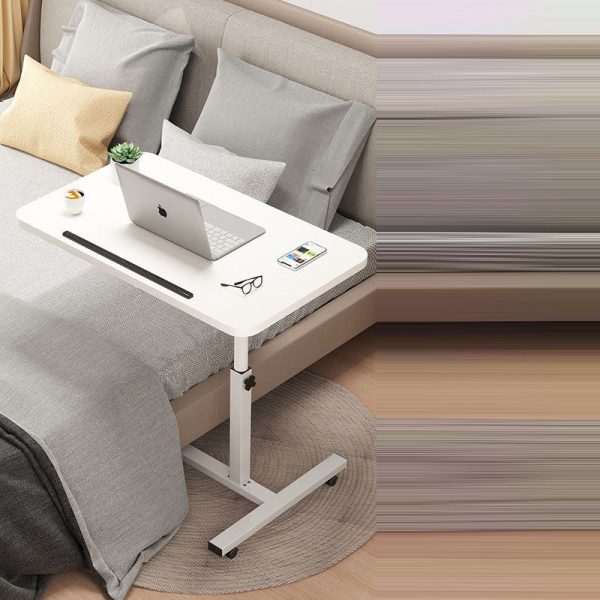 Modern Minimalist Rectangle Density Plate Stainless Steel Desk For Home Office - Image 13
