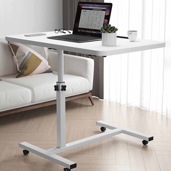 Modern Minimalist Rectangle Density Plate Stainless Steel Desk For Home Office - Image 15