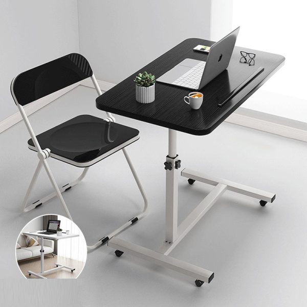 Modern Minimalist Rectangle Density Plate Stainless Steel Desk For Home Office - Image 16
