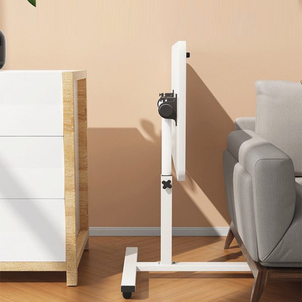 Modern Minimalist Rectangle Density Plate Stainless Steel Desk For Home Office - Image 10