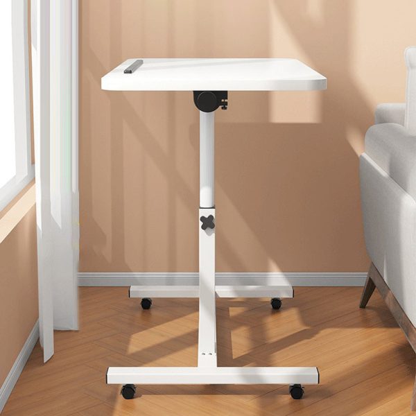 Modern Minimalist Rectangle Density Plate Stainless Steel Desk For Home Office - Image 9