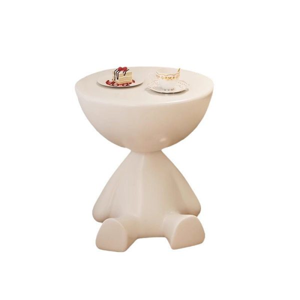 Contemporary Creative Round Tabletop Plastic Side Table For Living Room - Image 21