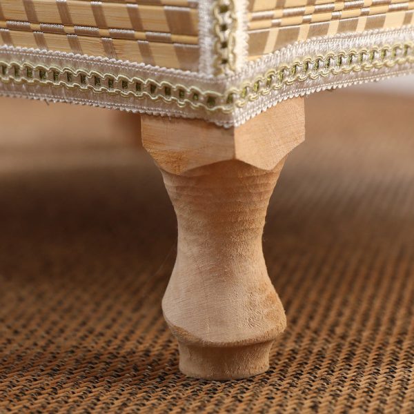 Traditional Japanese Square Bamboo Solid Wood Coffee Table 1-Storage For Living Room - Image 10
