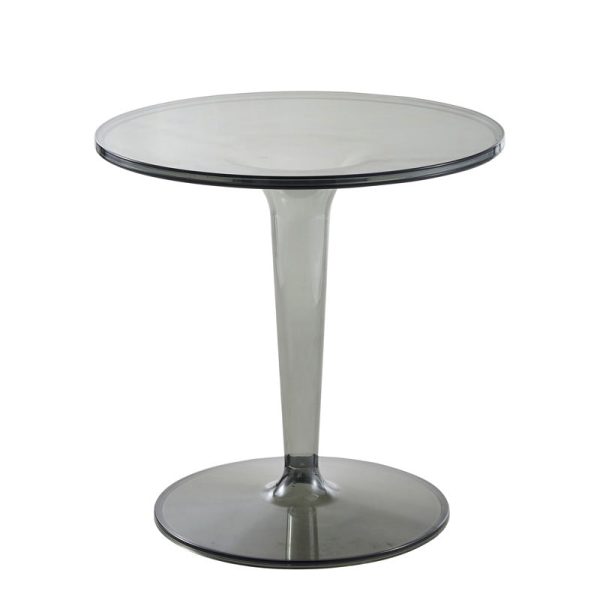 Modern Simplicity Round Cylinder Acrylic End Table 1-Tier For Entryways - Image 22