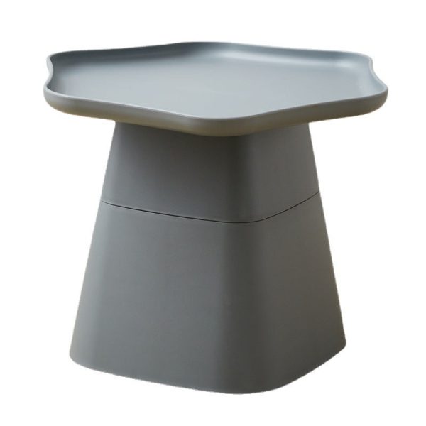 Modern Minimalist Hexagonal Square Cone PP End Table 1-Tier For Living Room - Image 14