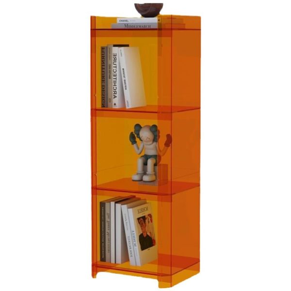 Contemporary Creative Square Rectangle Layered Acrylic Nightstand 2/3/4/5 Tiers For Bedroom - Image 18
