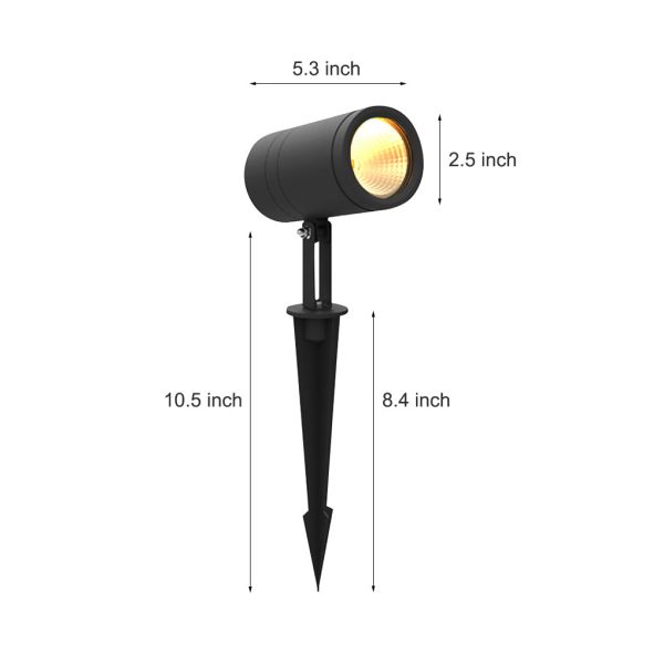 Outdoor Landscape Decorative Lighting Ground Insert Adjustable LED Spot Lights for Yard Tree Lawn - Image 6
