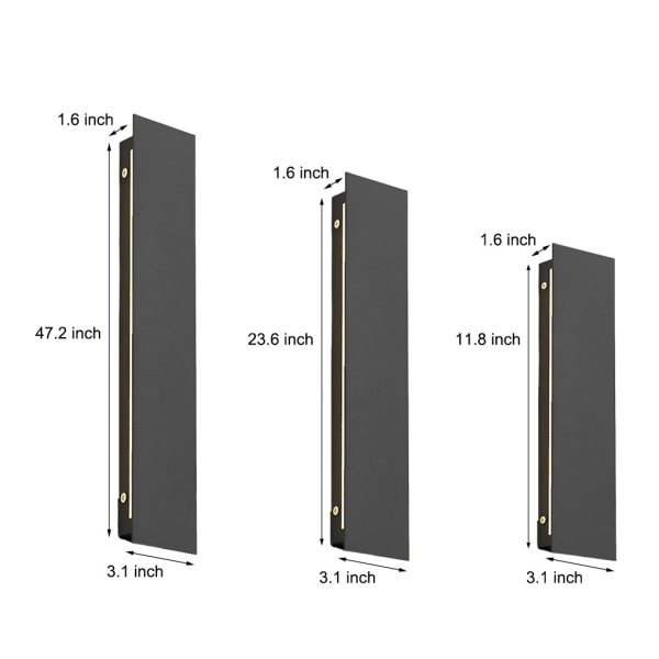 Outdoor Modern Waterproof Long Strip Bright LED Wall Light for Villa Courtyard - Image 5