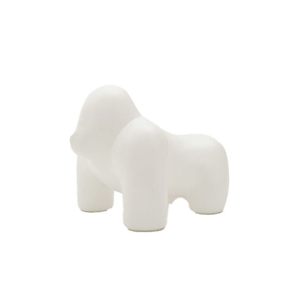 Contemporary Scandinavian Kids PP Plastic Gorilla Leisure Chair Stool Backless For Living Room - Image 16