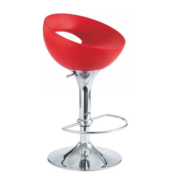 Modern Simplicity Iron ABS Round Bowl Hollowed Bar Stool Footrest Swivel For Kitchen - Image 19
