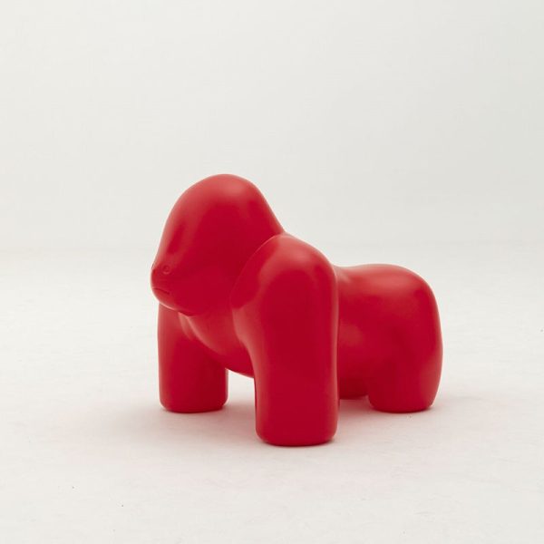 Contemporary Scandinavian Kids PP Plastic Gorilla Leisure Chair Stool Backless For Living Room - Image 11