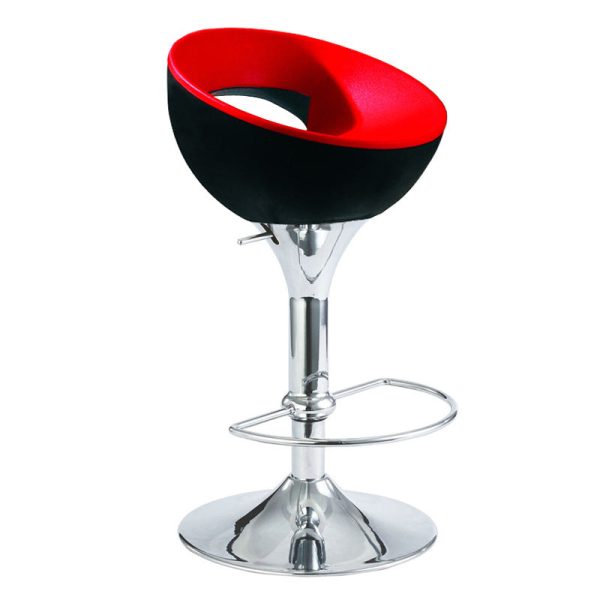Modern Simplicity Iron ABS Round Bowl Hollowed Bar Stool Footrest Swivel For Kitchen - Image 20