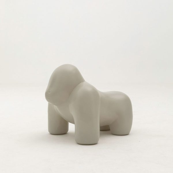 Contemporary Scandinavian Kids PP Plastic Gorilla Leisure Chair Stool Backless For Living Room - Image 14