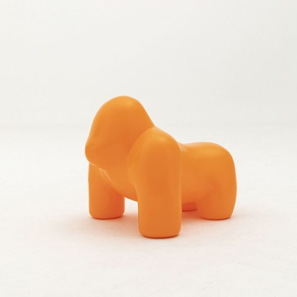 Contemporary Scandinavian Kids PP Plastic Gorilla Leisure Chair Stool Backless For Living Room - Image 15