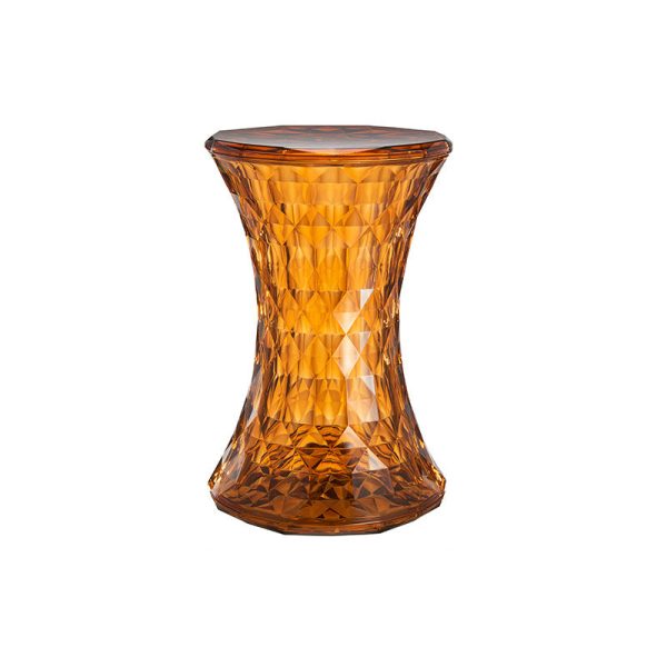 Contemporary Nordic Column Acrylic Chair Backless Armless For Living Room - Image 17