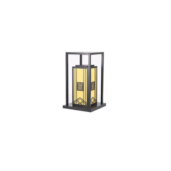 Modern Chinese Imitation Marble Square Column 1-Light  Waterproof Lawn Landscape Light - Image 12