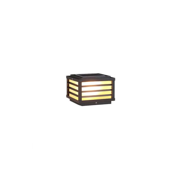 Solar Square Post Head Light Outdoor Patio Waterproof Post Head Light - Image 12