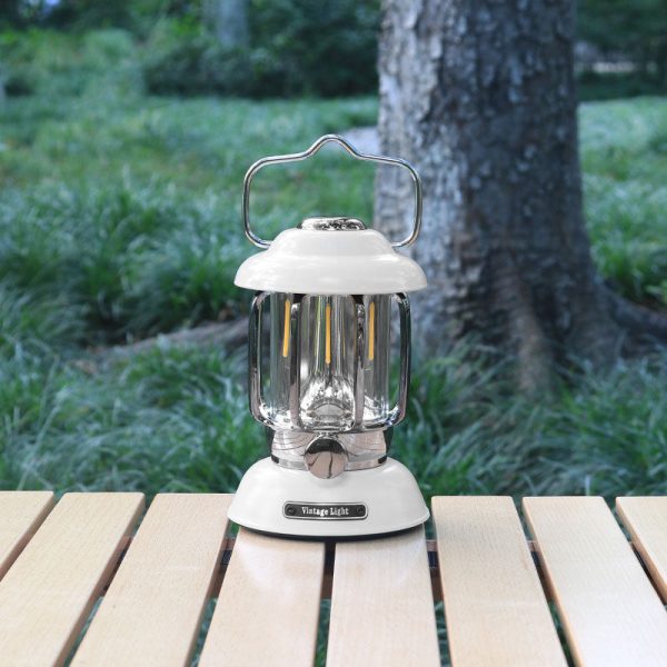 Modern Minimalist Waterproof Cylindrical Iron ABS LED USB Camping Outdoor Light For Outdoor Patio - Image 13
