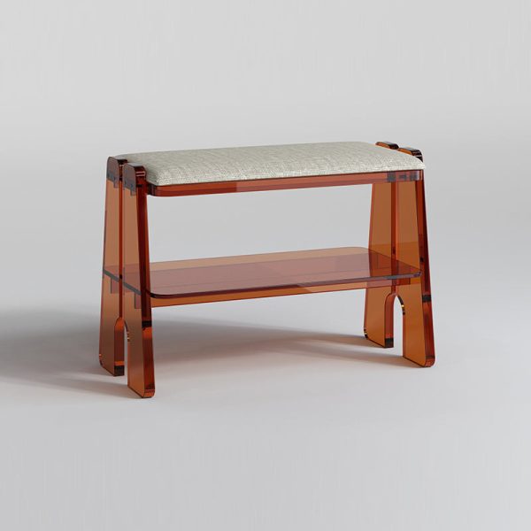 Modern Minimalist Long Rectangle Cotton Linen Acrylic Shoe Storage 2/3 Tier For Entryways - Image 17