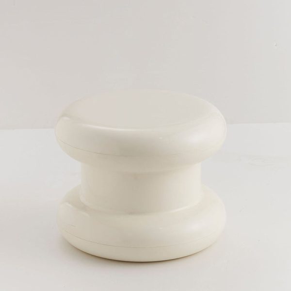 Contemporary Creative Round Plastic Chair Backless Armless For Living Room - Image 2