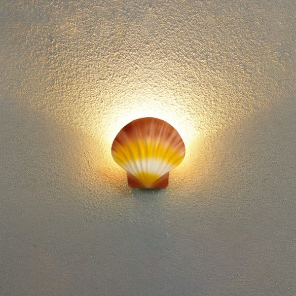 Outdoor Creative Shell Design Aluminum LED Waterproof Wall Sconce Lamp - Image 7