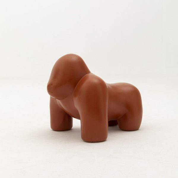 Contemporary Scandinavian Kids PP Plastic Gorilla Leisure Chair Stool Backless For Living Room - Image 18