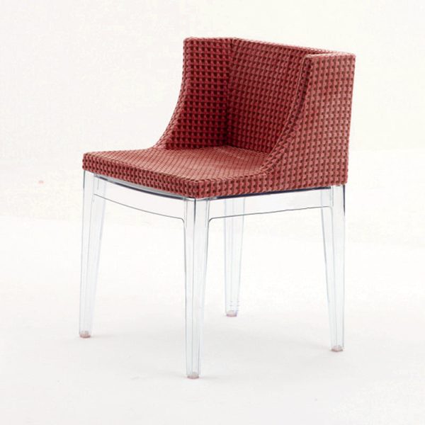 Modern Art Deco Square Fabric PC Dining Chair Backrest Armless For Dining Room - Image 17